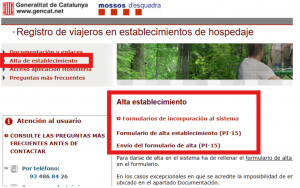 Como registrarse en Mossos d´esquadra