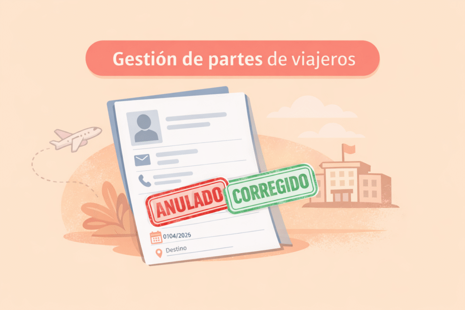 Gestión Parte de viajeros_Corregir_Anular